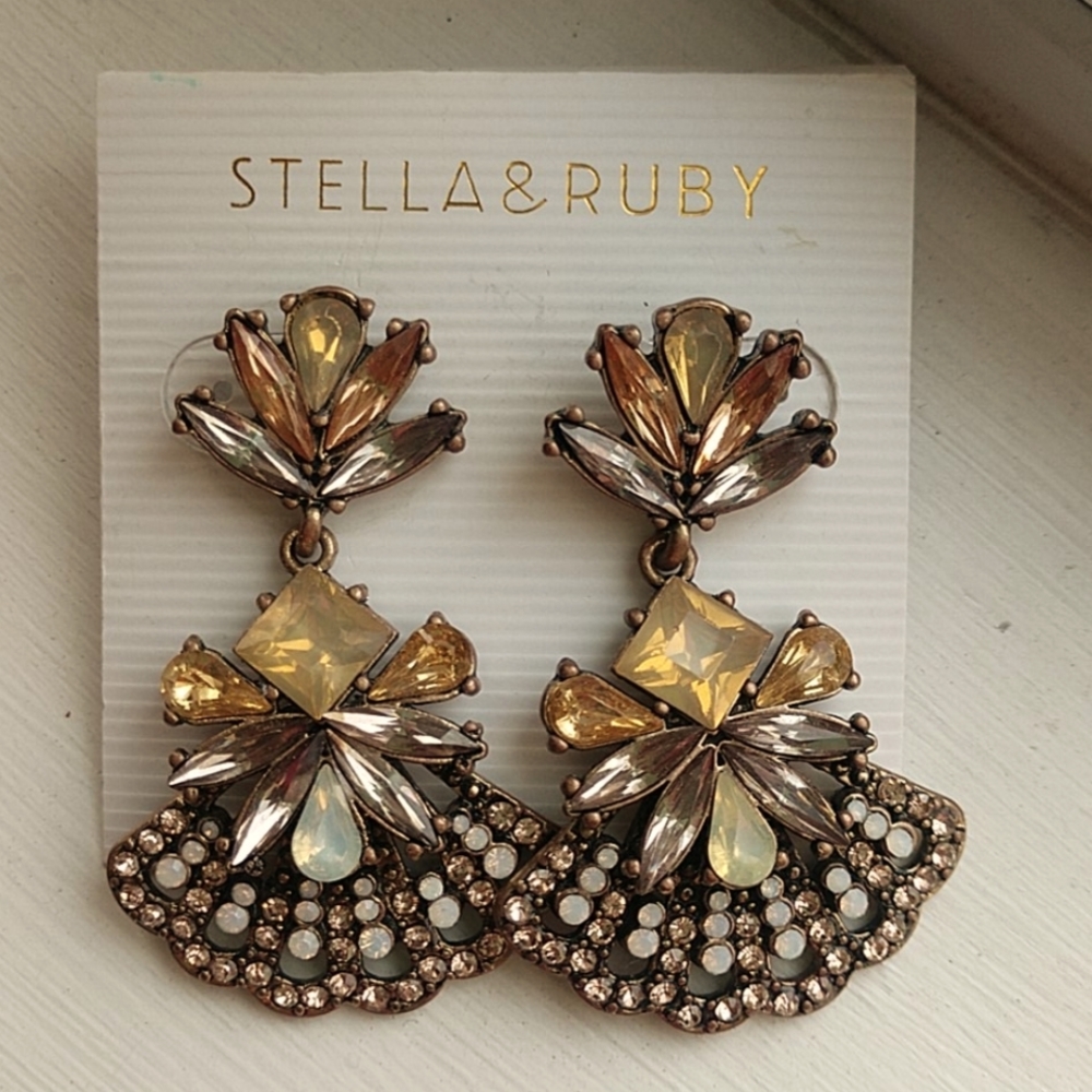 Stella & Ruby chandelier earrings